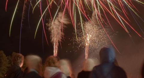 Fireworks at Homecoming